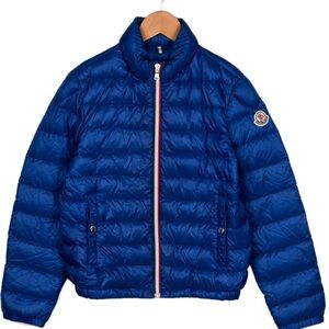 Moncler Kids Blue Puffer Jacket
